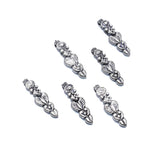 Silver Kholapuri Beads 28MM Per Packet of 15 Pcs- (KBP-002)